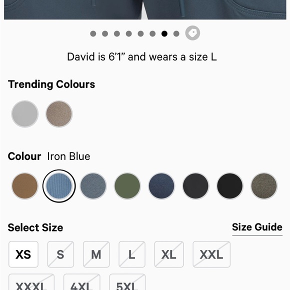 Lululemon ABC Jogger Regular Iron Blue Large, Like New, Sold Out Color - Picture 12 of 14